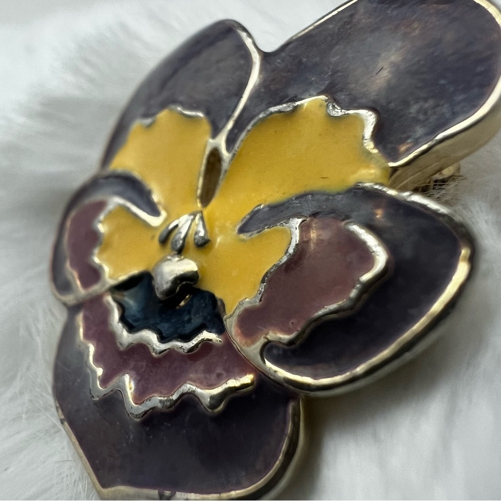 Pansy Pin/Brooch - Picture 4 of 8